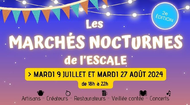 Marché nocturne de l'ESCALE