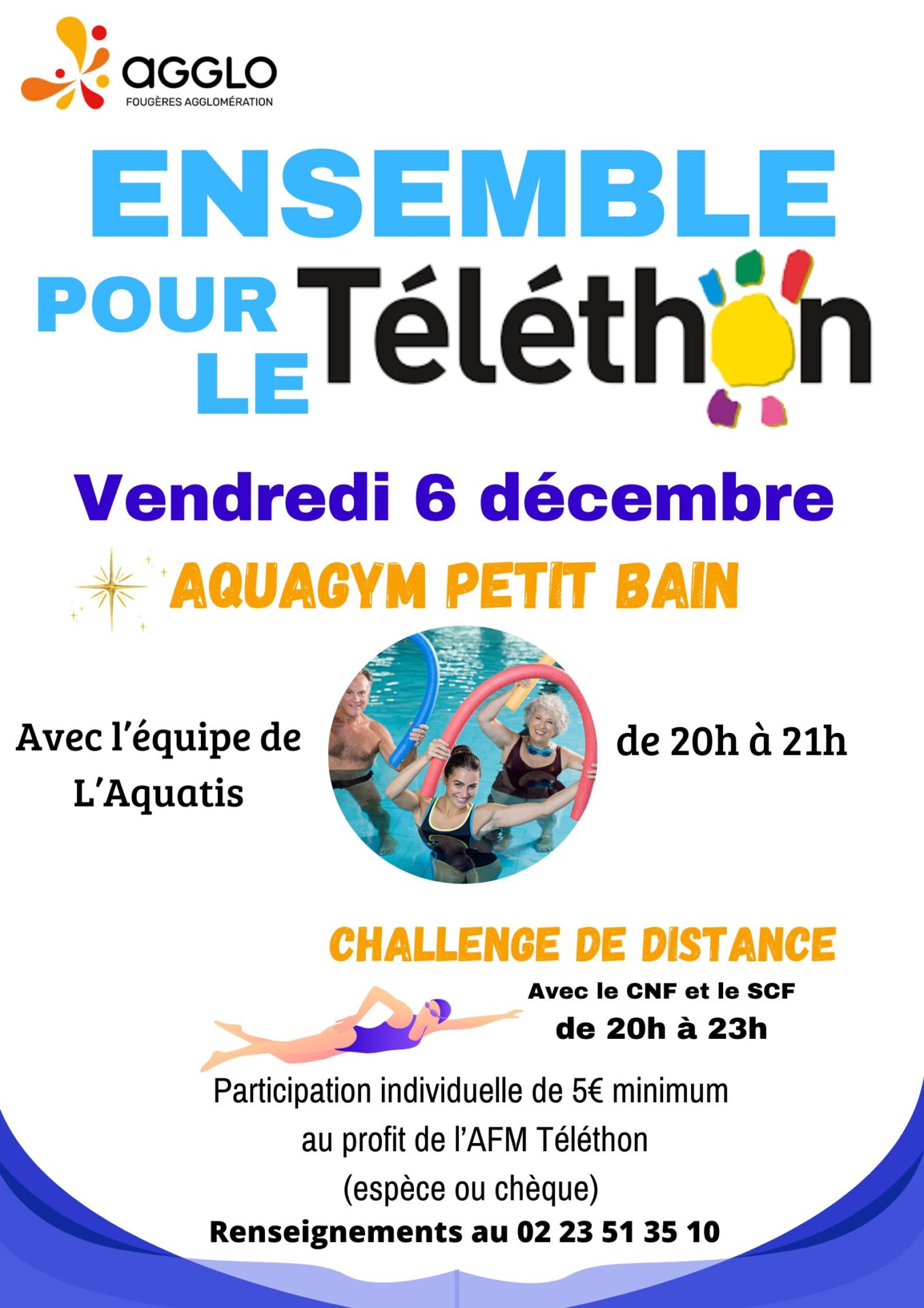 Activités pour le Téléthon à l'Aquatis