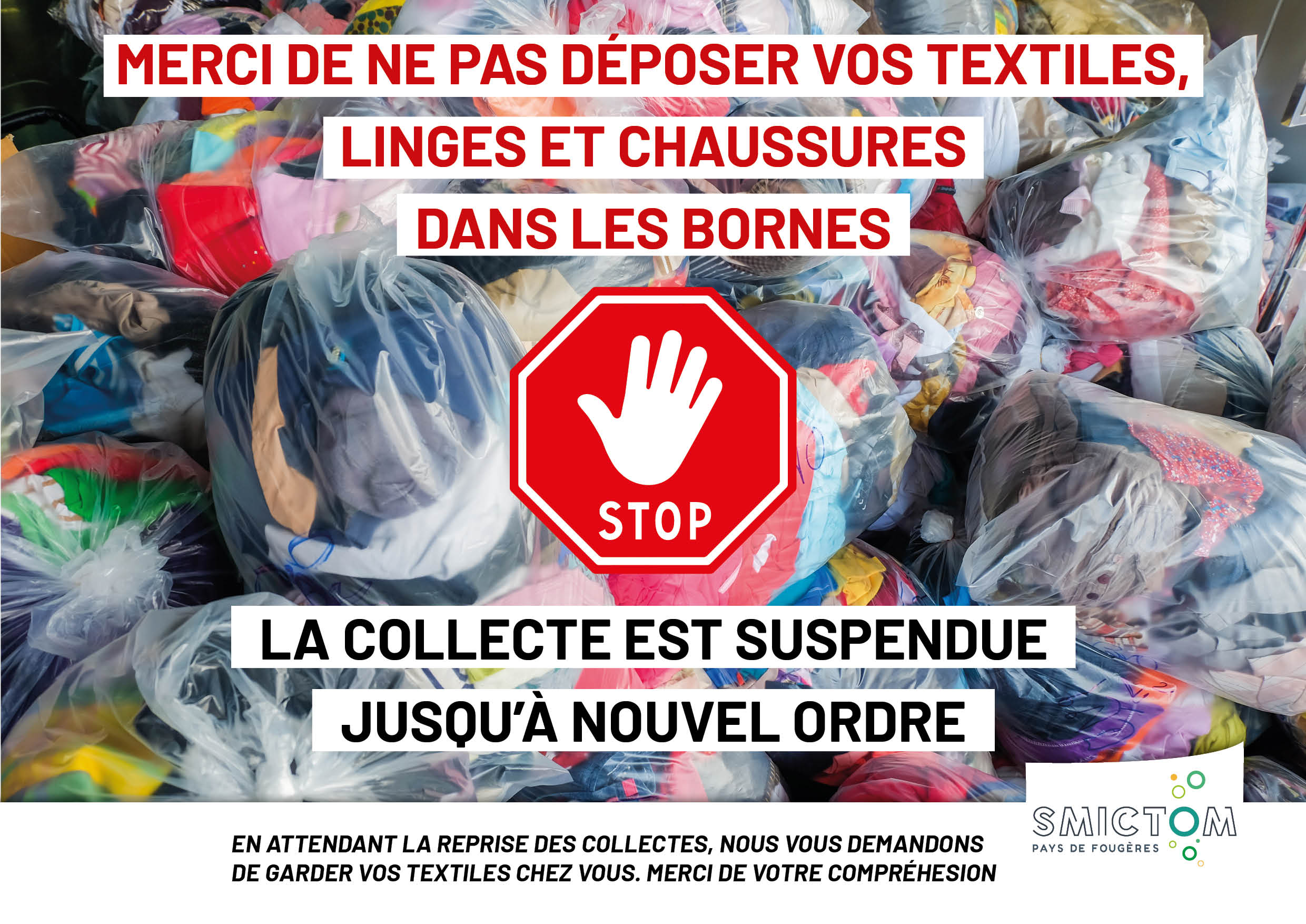 2025 07 affiche arrêt collecte tlc borne le relais